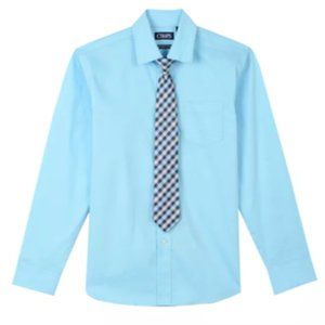 Chaps Shirt and Tie Set, Size 8